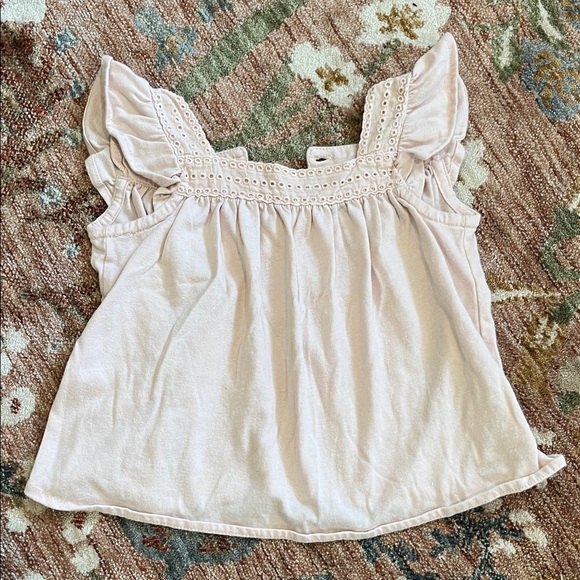 GAP Other - GAP Kids' Light Pink Ruffle Sleeve Blouse